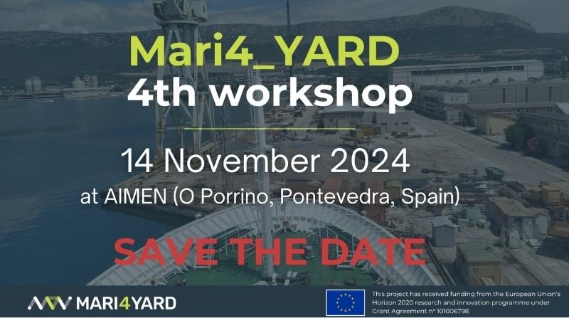 AIMEN acoge el IV Workshop de Mari4_YARD sobre los últimos avances en tecnología para el sector de la construcción naval