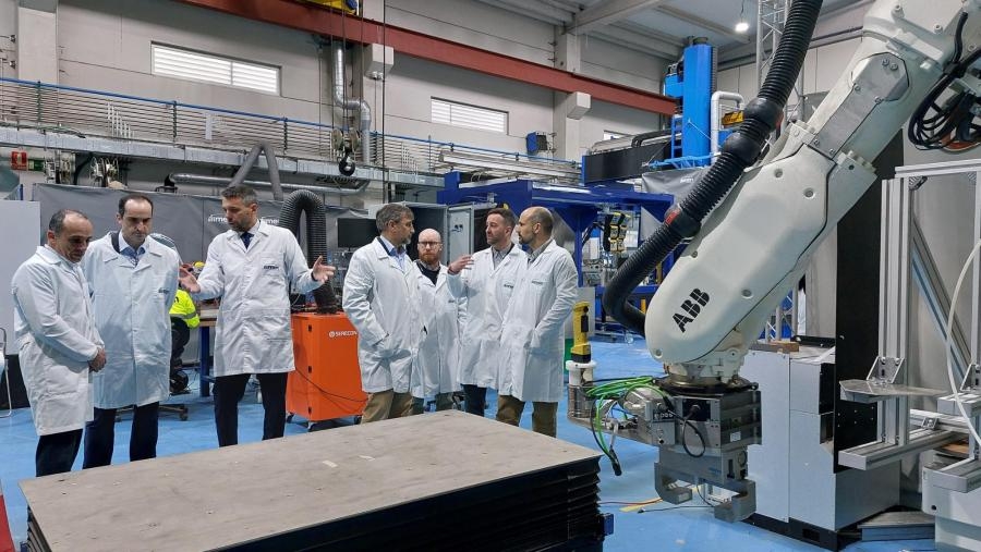 AIMEN recibe la visita de los responsables de Políticas de Innovación y Grandes Instalaciones y Programas Duales del CDTI