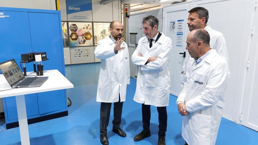 El director general del CDTI visita AIMEN para conocer sus capacidades tecnológicas y proyectos de I+D